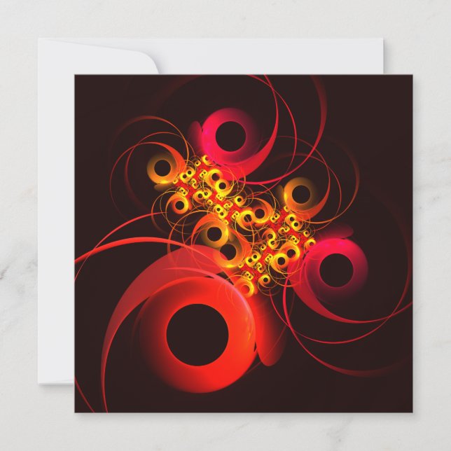 Colourful Circles Modern Abstract Art Pattern #08 (Front)