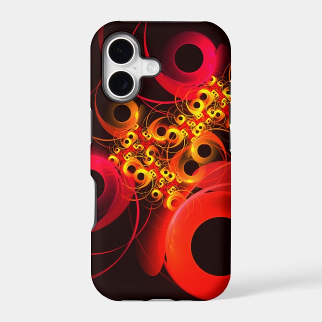Colourful Circles Modern Abstract Art Pattern #08 (Back)