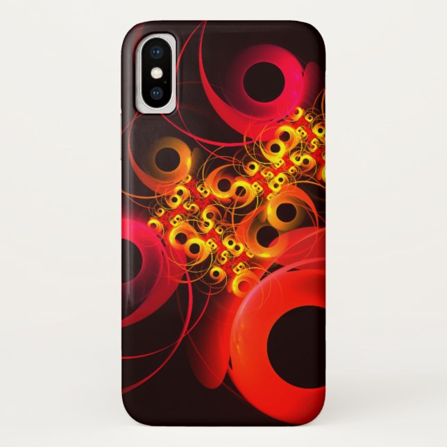 Colourful Circles Modern Abstract Art Pattern #08 Case-Mate iPhone Case (Back)