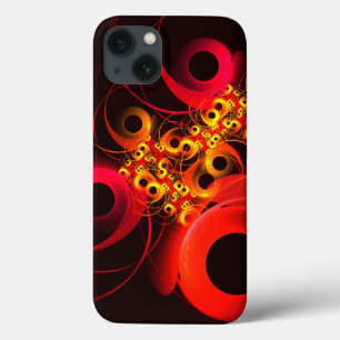 Colourful Circles Modern Abstract Art Pattern #08 iPhone 13 Case