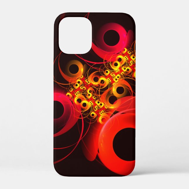 Colourful Circles Modern Abstract Art Pattern #08 Case-Mate iPhone Case (Back)