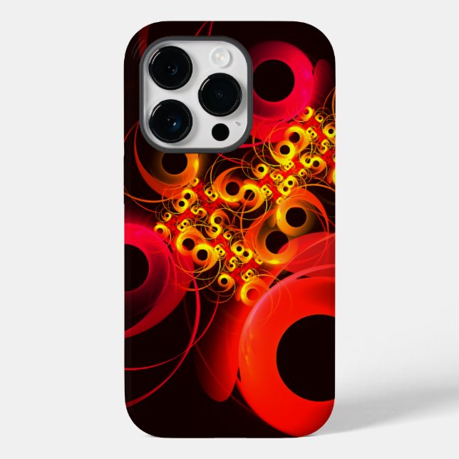 Colourful Circles Modern Abstract Art Pattern #08 Case-Mate iPhone Case (Back)