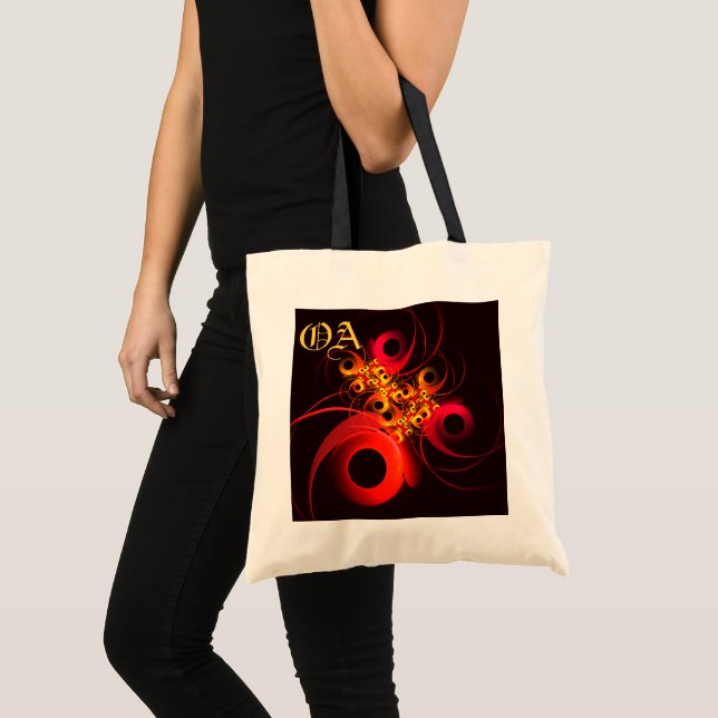 Colourful Circles Modern Abstract Art Pattern #08 Tote Bag (Front (Product))