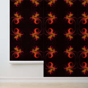 Colourful Circles Modern Abstract Art Pattern #08 Wallpaper