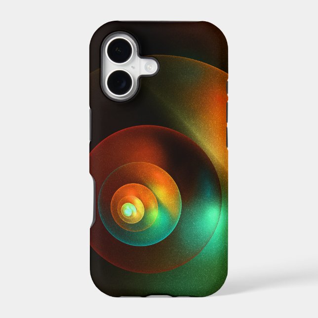 Colourful Circles Modern Abstract Art Pattern #18 (Back)
