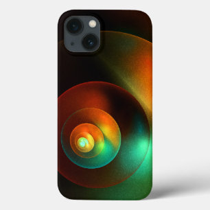 Colourful Circles Modern Abstract Art Pattern #18 iPhone 13 Case