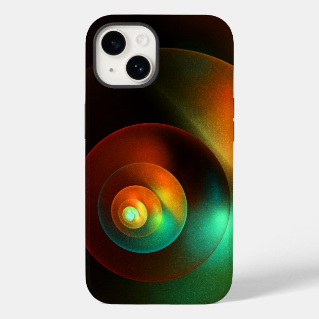 Colourful Circles Modern Abstract Art Pattern #18 Case-Mate iPhone Case (Back)