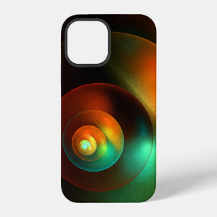 Colourful Circles Modern Abstract Art Pattern #18 iPhone 12 Case