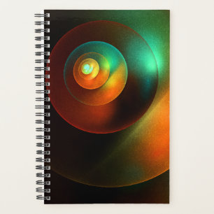 Colourful Circles Modern Abstract Art Pattern #18 Planner