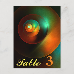 Colourful Circles Modern Abstract Art Pattern #18 Postcard