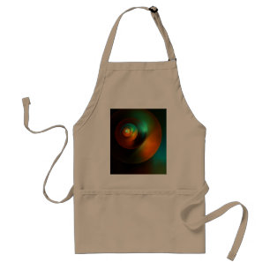 Colourful Circles Modern Abstract Art Pattern #18 Standard Apron