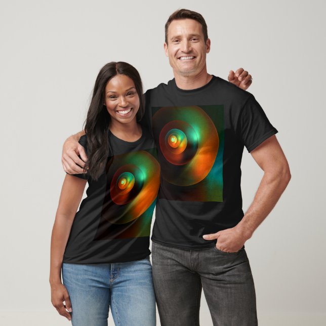 Colourful Circles Modern Abstract Art Pattern #18 T-Shirt (Unisex)