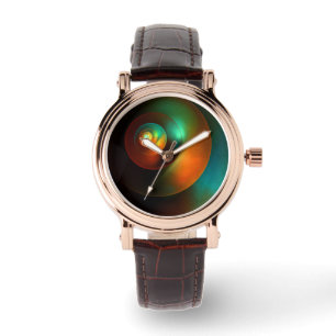 Colourful Circles Modern Abstract Art Pattern #18 Watch