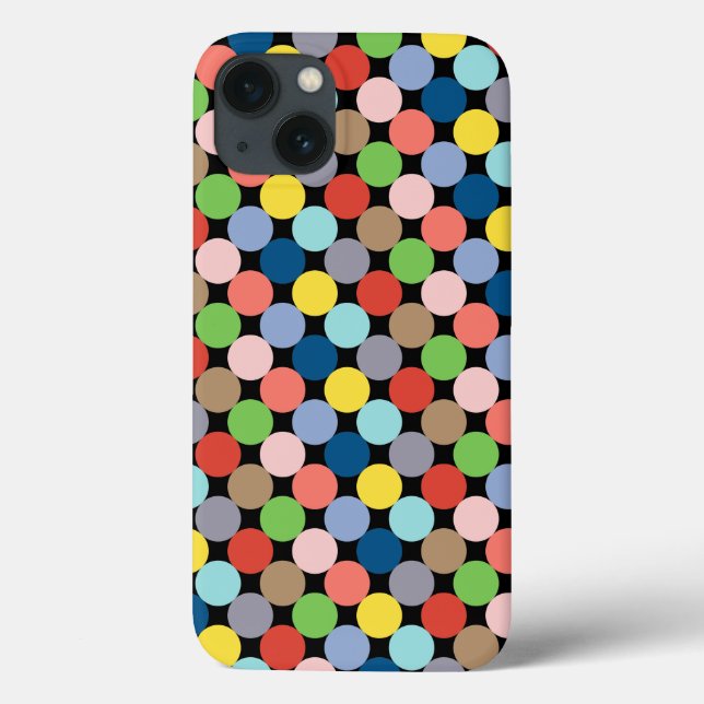 colourful circles of pastel colour Case-Mate iPhon iPhone Case (Back)