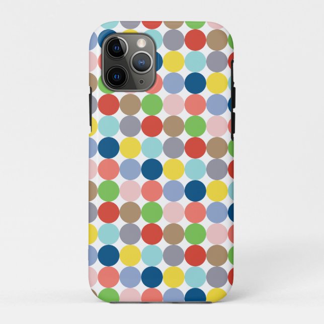 colourful circles of pastel colour... Case-Mate iPhone case (Back)