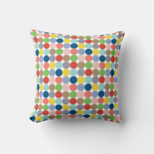 colourful circles of pastel colour... cushion