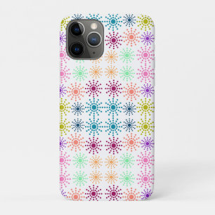 Colourful Circles Pattern Beach Towel iPhone 11 Pro Case