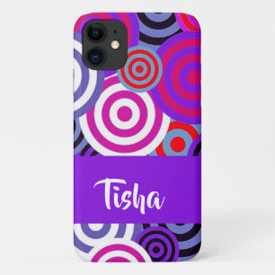 Colourful circles pattern iPhone 11 case