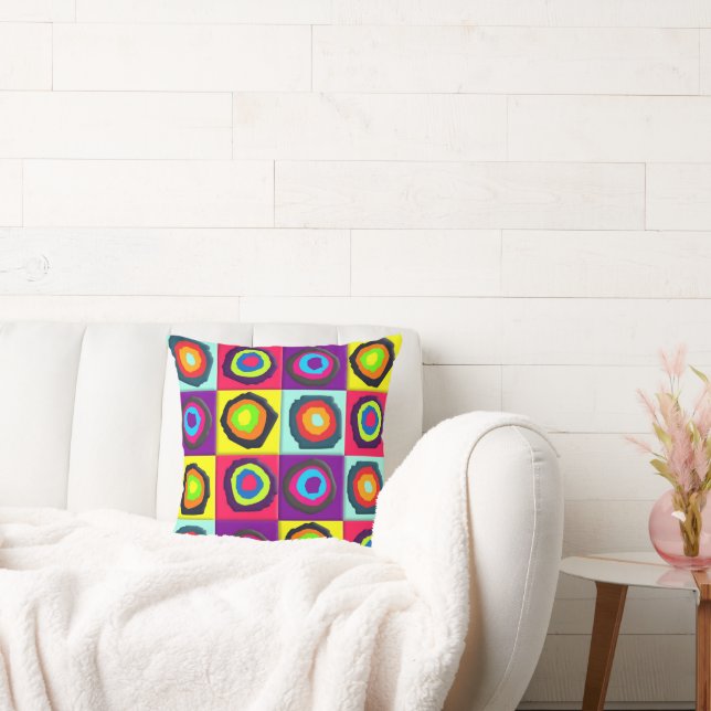 Colourful Circles Pattern Cushion (Couch)