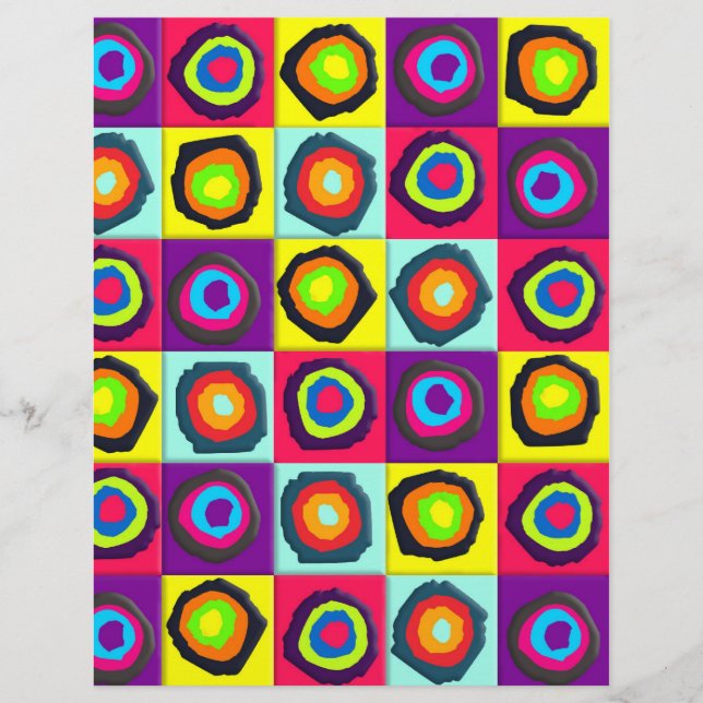 Colourful Circles Pattern Flyer (Front)