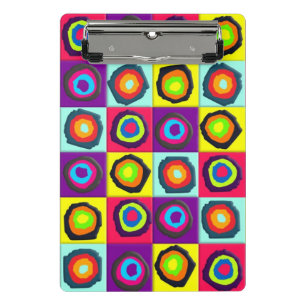 Colourful Circles Pattern Mini Clipboard