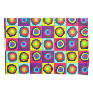 Colourful Circles Pattern Pillowcase