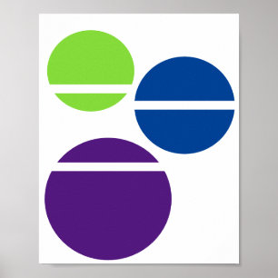 Colourful Circles Poster