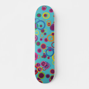 Colourful Circles Skateboard