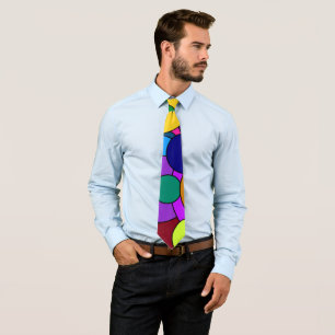 Colourful Circles Tie