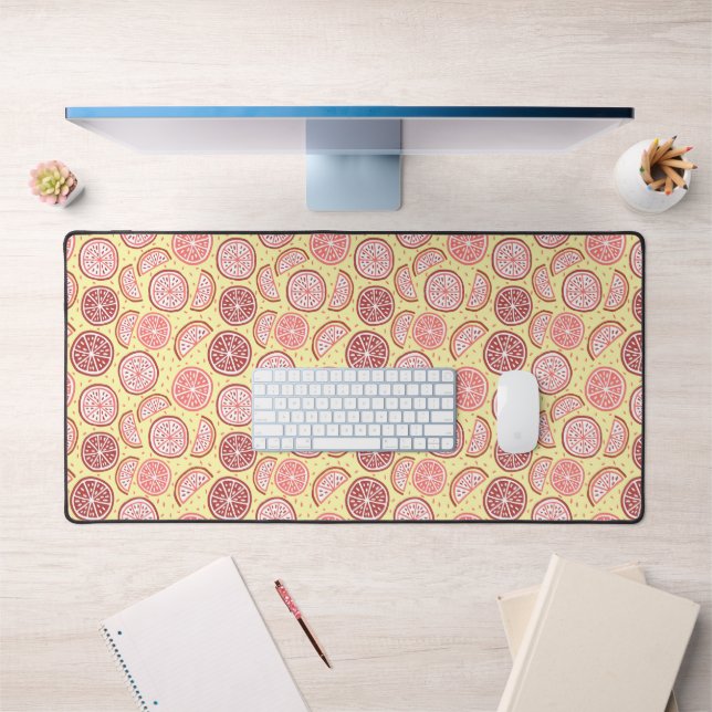 Colourful Citrus Pattern Desk Mat (Office 1)