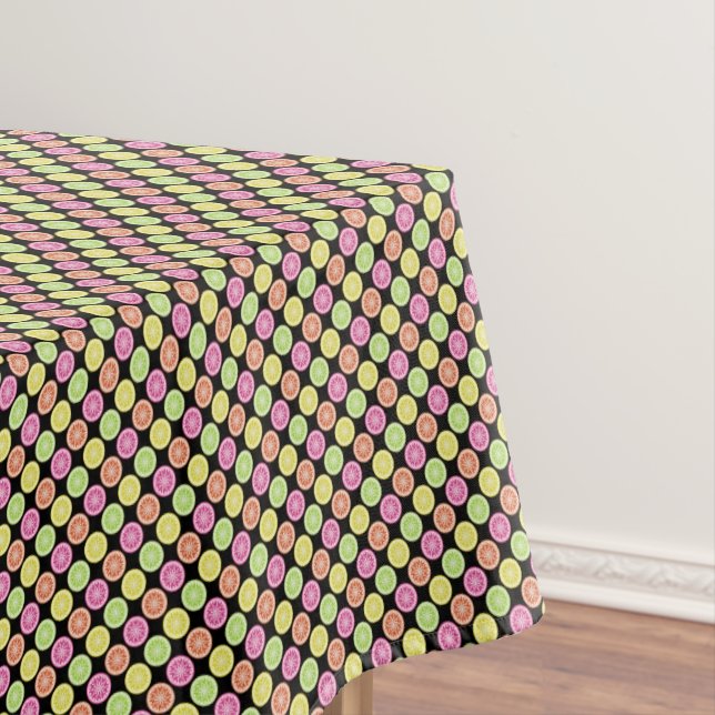 Colourful Citrus Slices Tablecloth (In Situ)