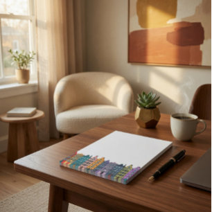 Colourful City Row Houses Post-it® Notes