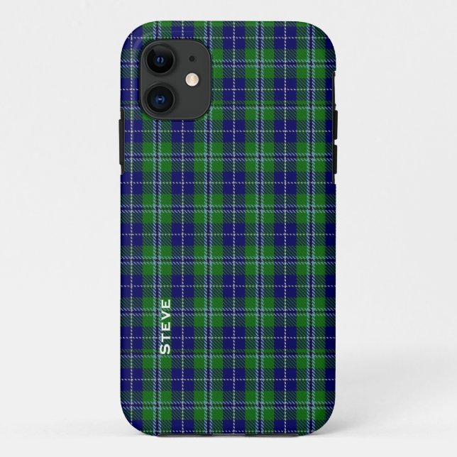 Colourful Clan Douglas Tartan Plaid Case-Mate iPhone Case (Back)