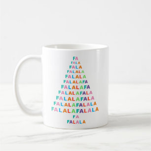 Colourful Classic FA LA LA LA Season Coffee Mug