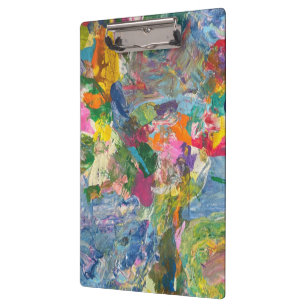 Colourful Clipboard Abstract Aesthetic Clip Board