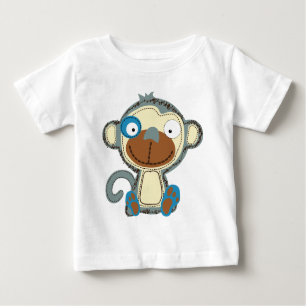 Colourful Cloth Monkey for Kids Baby T-Shirt