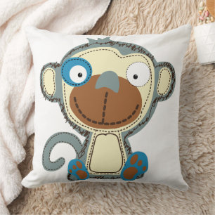 Colourful Cloth Monkey for Kids Cushion
