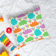 Colourful Clouds and Raindrops