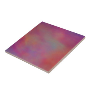 Colourful clouds ceramic tile