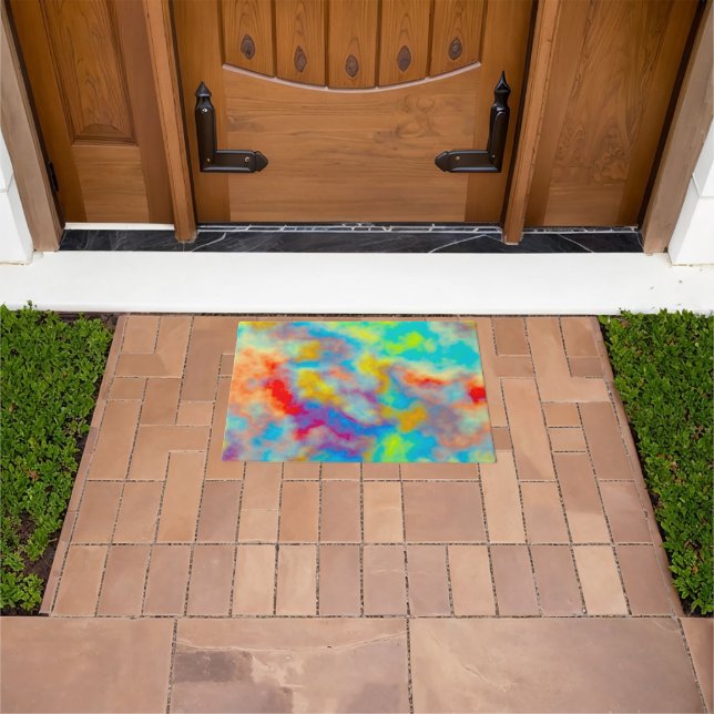 Colourful clouds  doormat (Outdoor)
