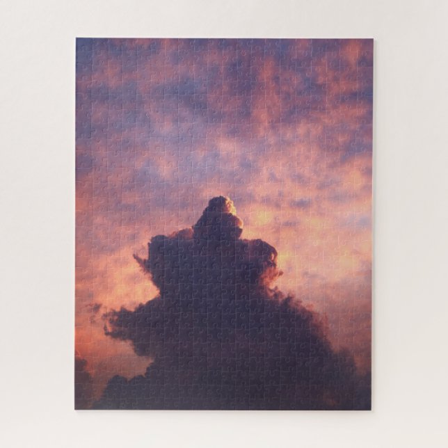Colourful Clouds in the Sky During Sunset Jigsaw Puzzle (Vertical)