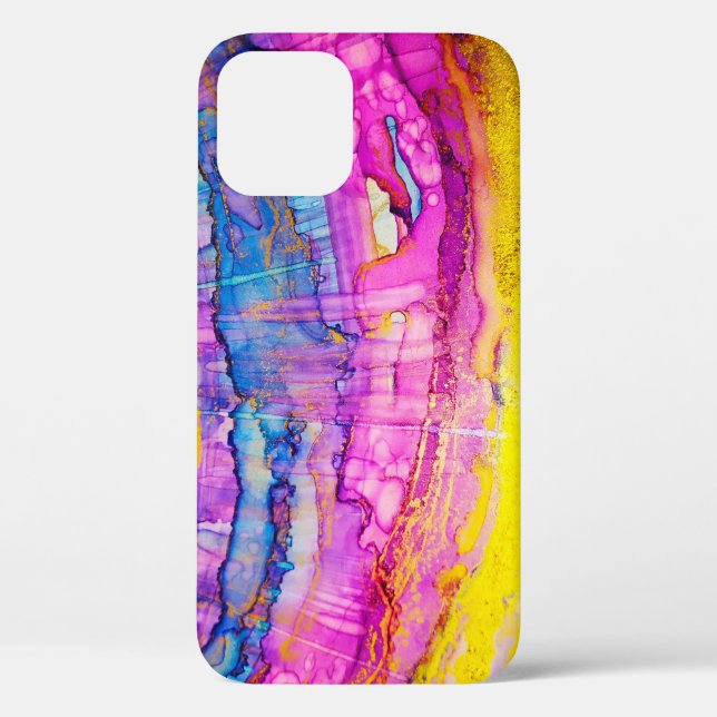 Colourful clouds macro, ink splatter. Case-Mate iPhone case (Back)