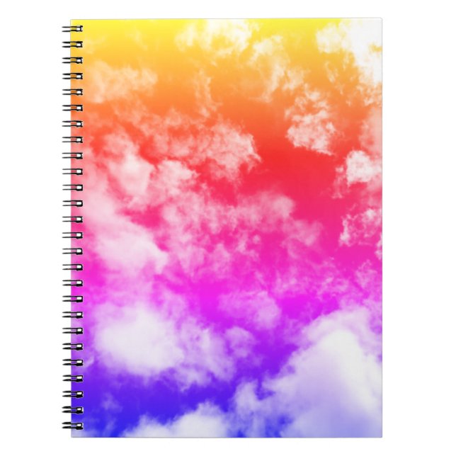 Colourful Clouds - Notebook (Front)