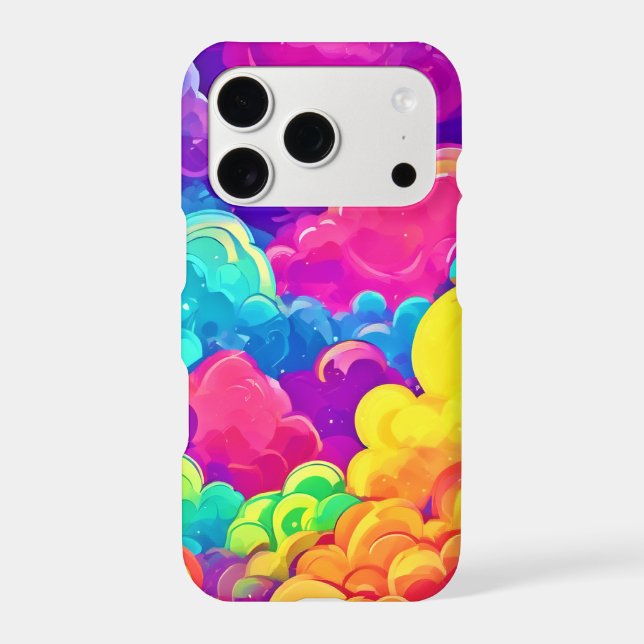 Colourful Cloudscape Art (Back)