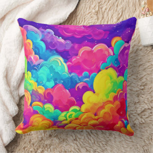 Colourful Cloudscape Art Cushion