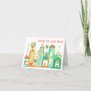 Colourful Clown Town Thank You CUSTOMIZE IT