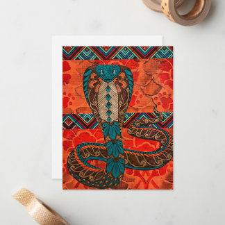 Colourful Cobra Card