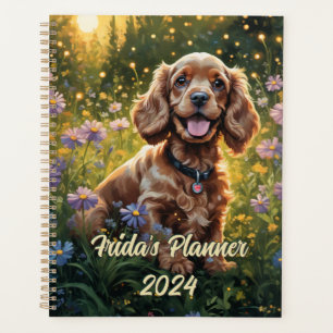 Colourful Cocker Spaniel, Nature-Inspired Planner