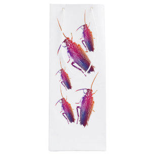Colourful cockroach wine bag