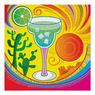 Colourful Cocktail Poster
